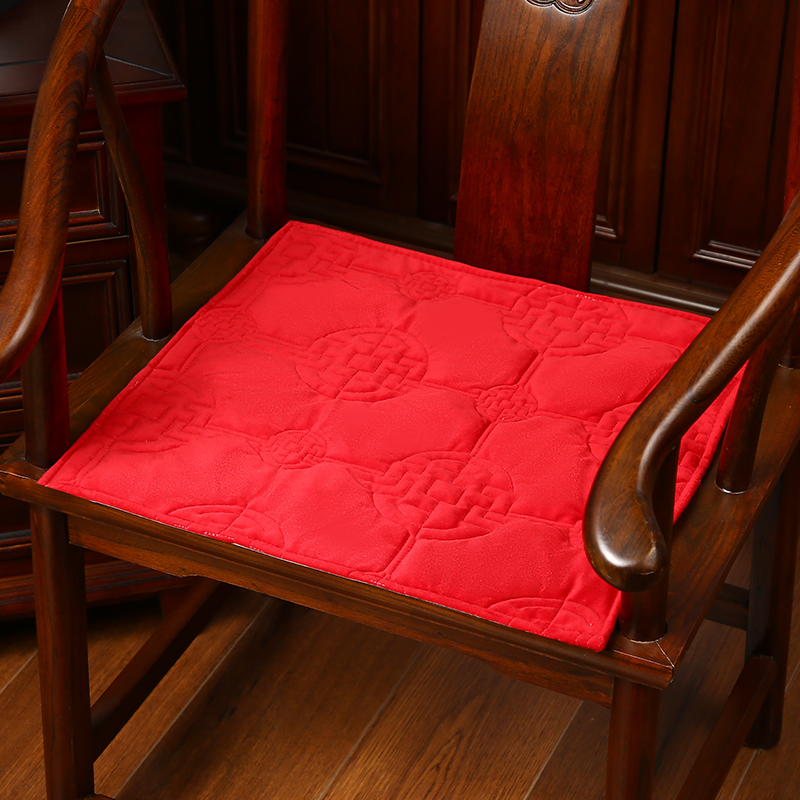 纯色椅子坐垫屁垫家用餐椅垫实木圈椅椅垫四季座垫防滑中式凳子垫