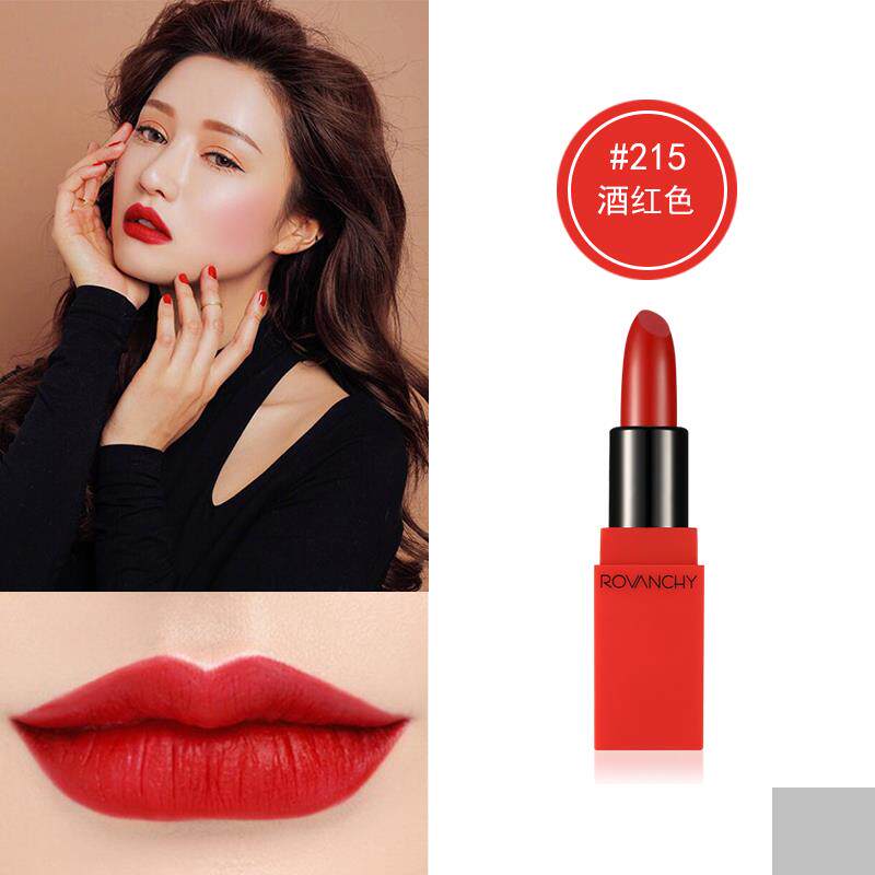 热销酒红色口红 复古红 韩国