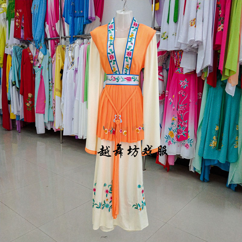 古装女琼剧粤剧越剧戏服戏曲丫鬟服装大全黄梅戏演出服唱戏的衣服
