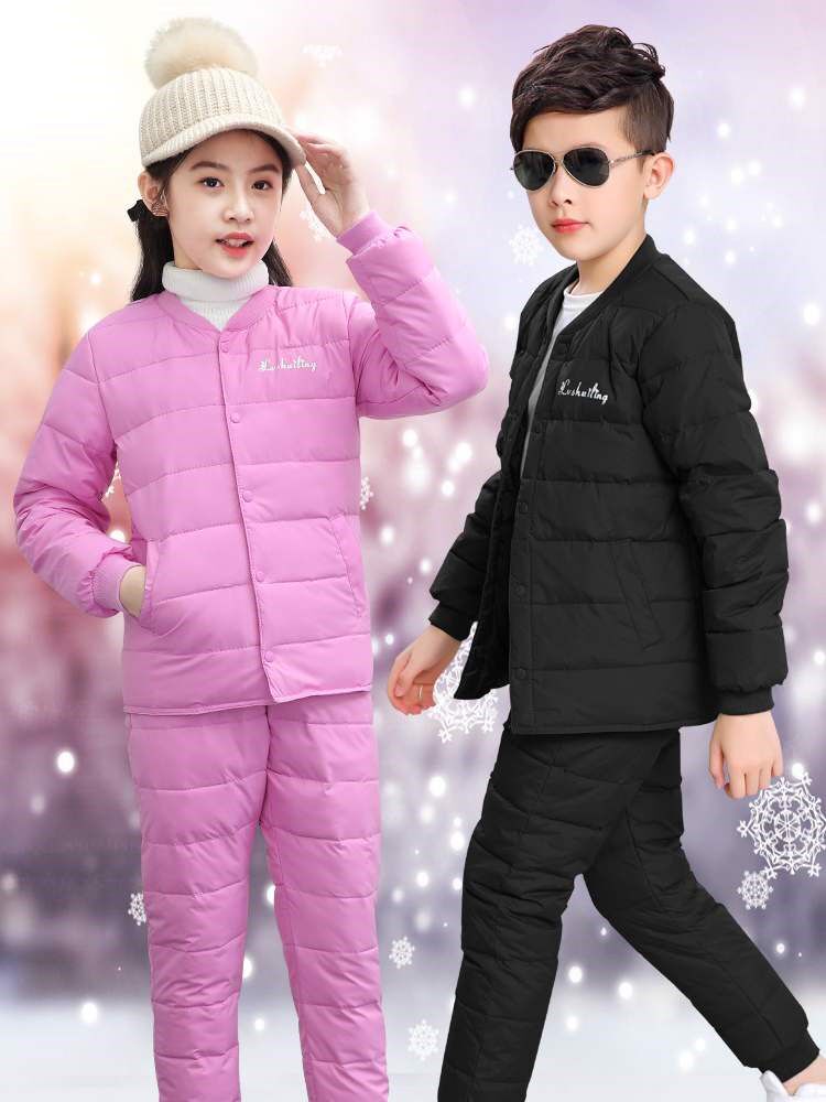 波司登男童羽绒服内胆_波司豋儿童羽绒内胆套装男童女童中大童校服内