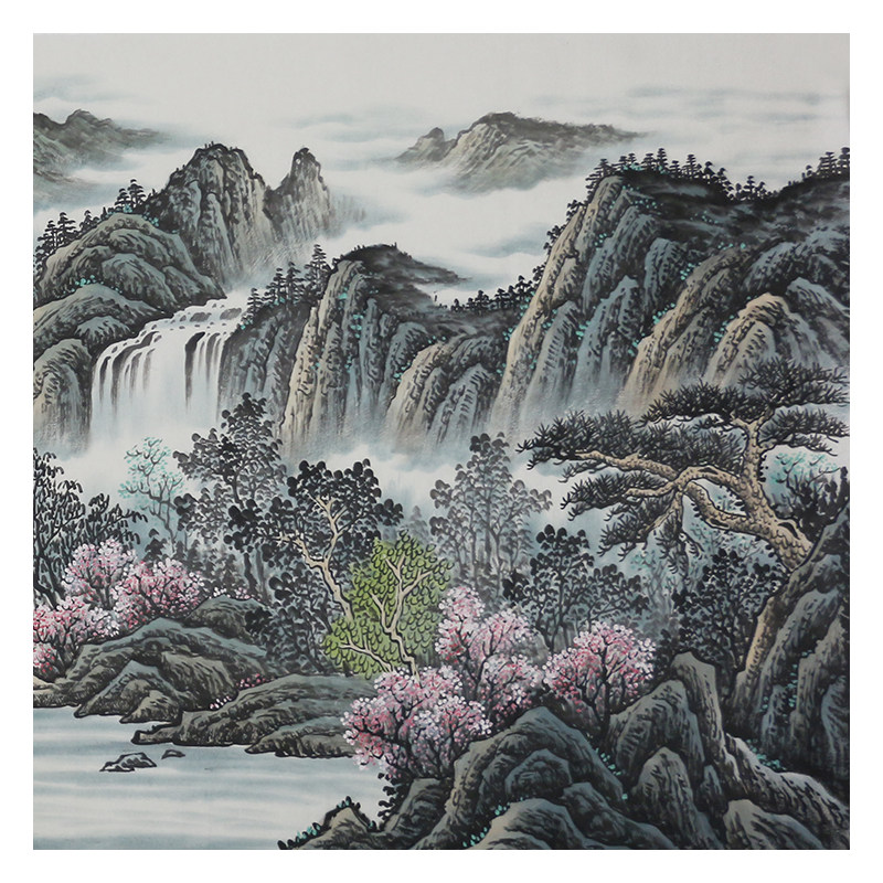 陈墨《春光眩目》238x96cm