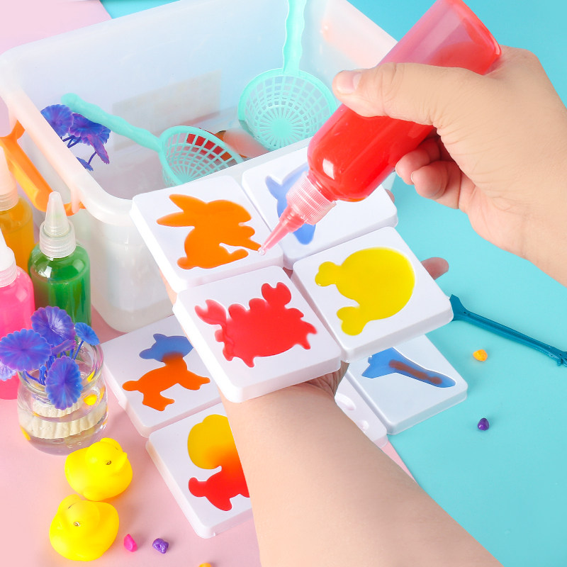 魔幻水精灵玩具水宝宝儿童手工制作diy材料36岁益智抖音亲子互动