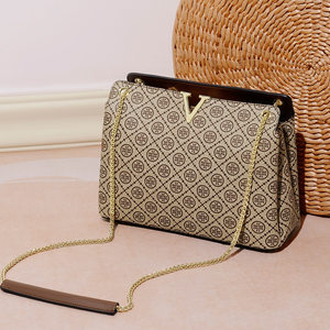 单肩包女夹子包图片