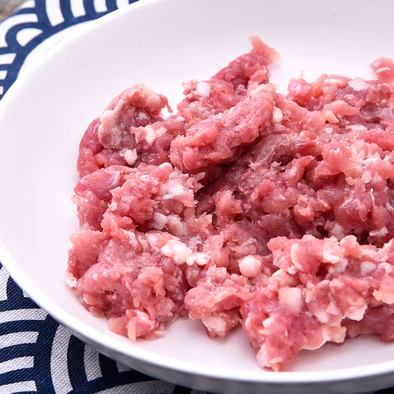 黑毛猪精肉糜250g 新鲜土猪肉生肉饺子馅肉馅 瘦肉沃鲜汇生鲜超市