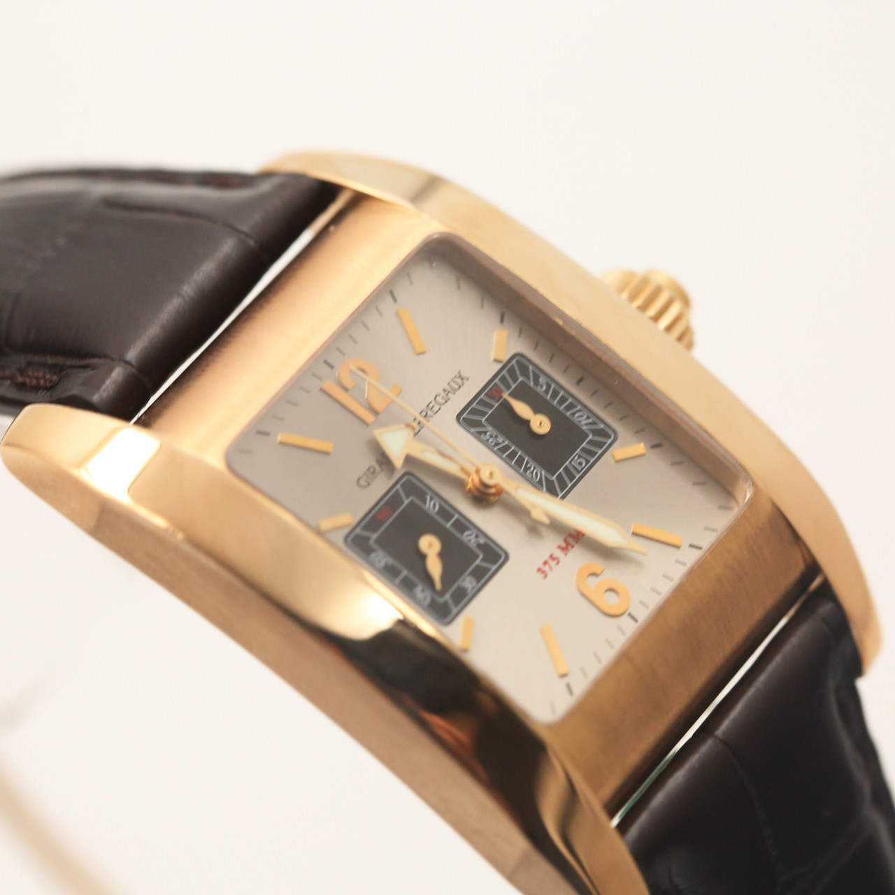 [9.5新]芝柏18k金手动机械男表