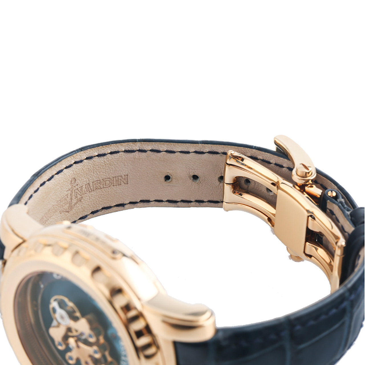 [9.5新]雅典奇想系列18k黄金手动机械男表