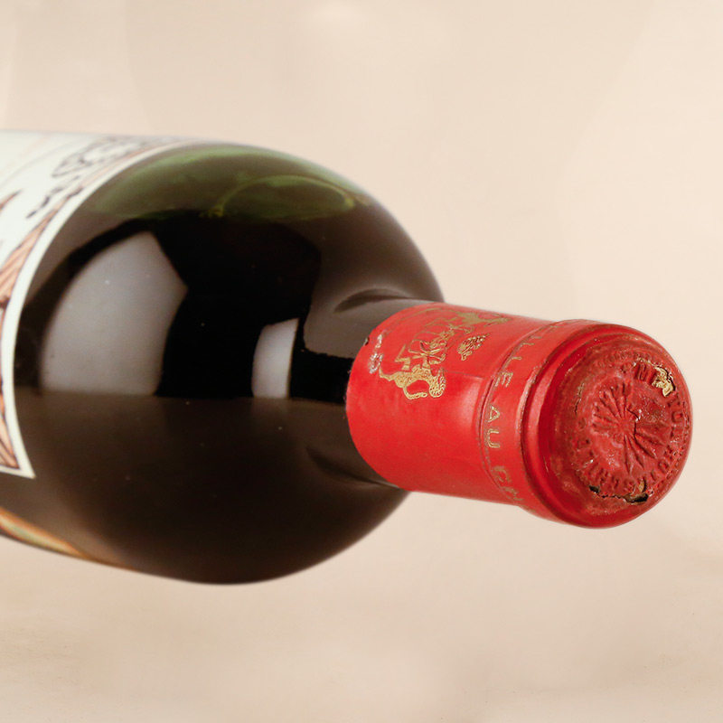 【即拍即得】1966年 法国木桐庄园正牌干红葡萄酒 750ml