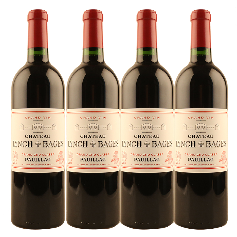 【4瓶】2013年 靓茨伯庄园干红葡萄酒 750ml chateau lynch-bages