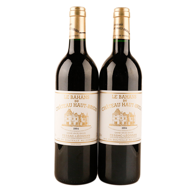 【2瓶】1994年 奥比昂庄园副牌干红葡萄酒 chateau haut-brion