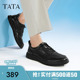 Tata他她商务真皮休闲皮鞋男士软底通勤真皮男鞋子爸爸鞋VXQ01CM3