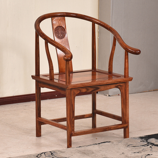 明清古典全实木仿古圈椅中式官帽椅圆鼓凳铜钱凳方凳特价书桌坐椅