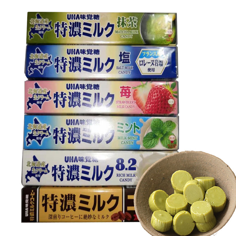 Japan Imported Yuha uha Shannon 8.2 Milk sugar Matcha Strawberry milk candy children snacksin the Snacks/Nuts/Specialty , Sweets and snacks/Jelly/Pudding , Candy category - from Buy2taobao.com to provide professional Taobao agent buy service