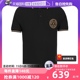 【自营】Versace/范思哲男士商务休闲Polo衫品牌印花T恤男装短袖