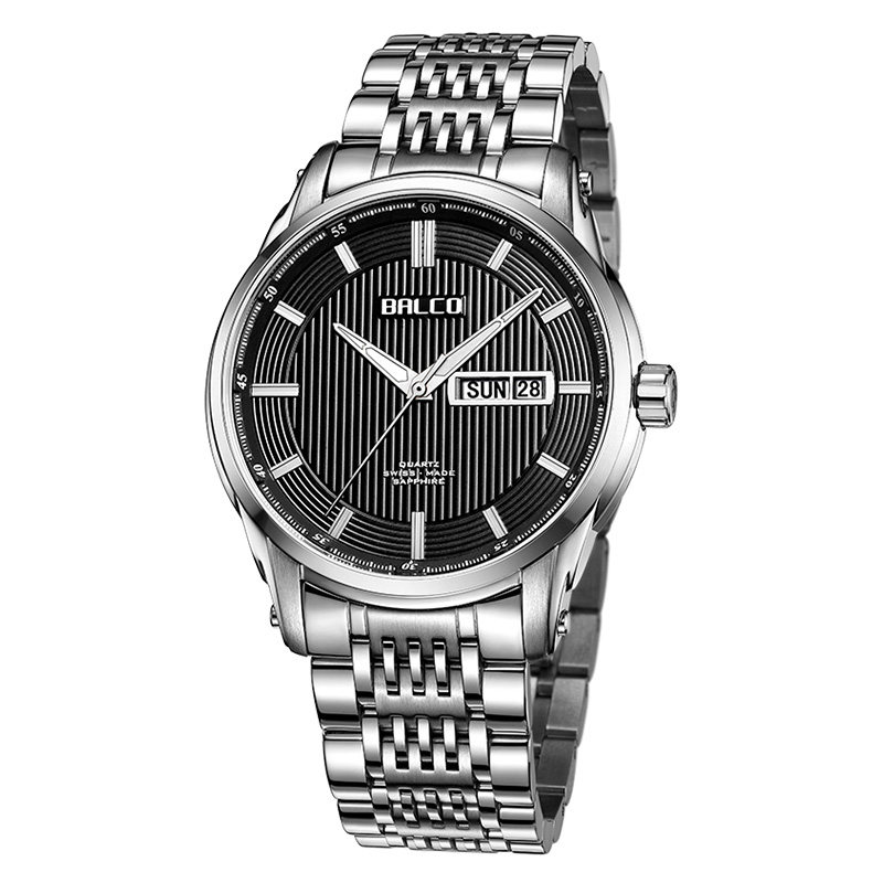 【直营】balco拜戈官方正品瑞士原装进口石英男士腕表1011q3374