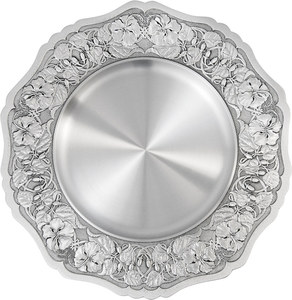 锡盘奖盘定制锡器大马锡tumasek锡器百合对杯酒杯大马锡比赛大号锡盘