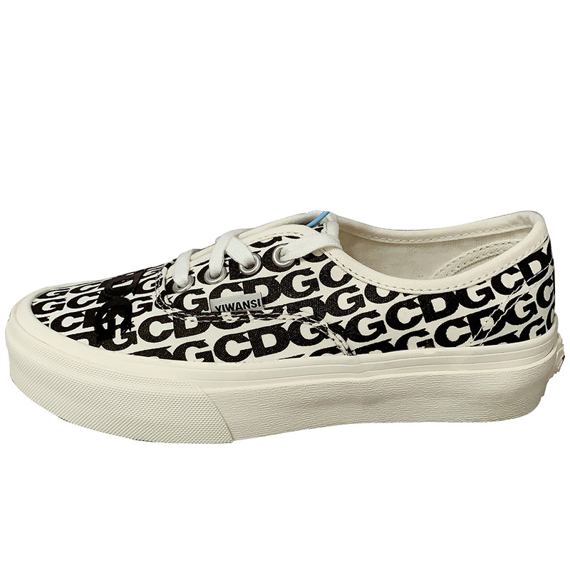意万斯cdg联名休闲鞋低帮男鞋女鞋帆布鞋黑白字母板鞋学生情侣鞋