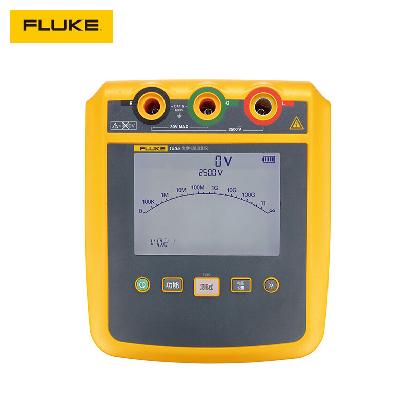 fluke福禄克高精度高压绝缘电阻测试仪数字兆欧表2500vf1535