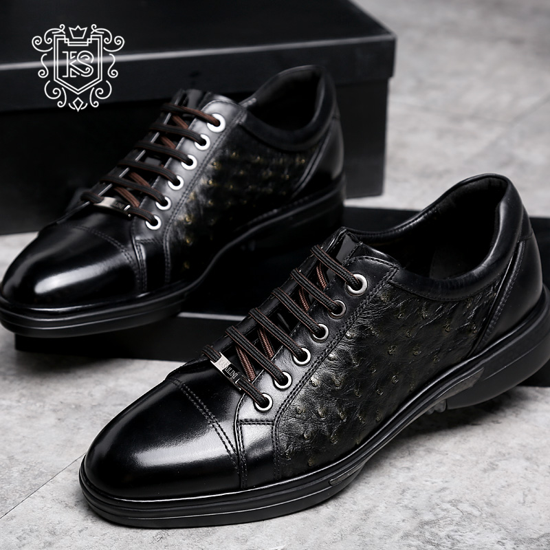 Italy new pattern leisure time leather shoes Pickup Cyrene fashion Frenum Ostrich skin Business shoes Lazy man drivein the Men's Shoes, Low shoes category - from Buy2taobao.com to provide professional Taobao agent buy service