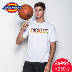 Dickies2016夏季新品男 THRASHER印花宽松版型短袖T恤162M30TR02
