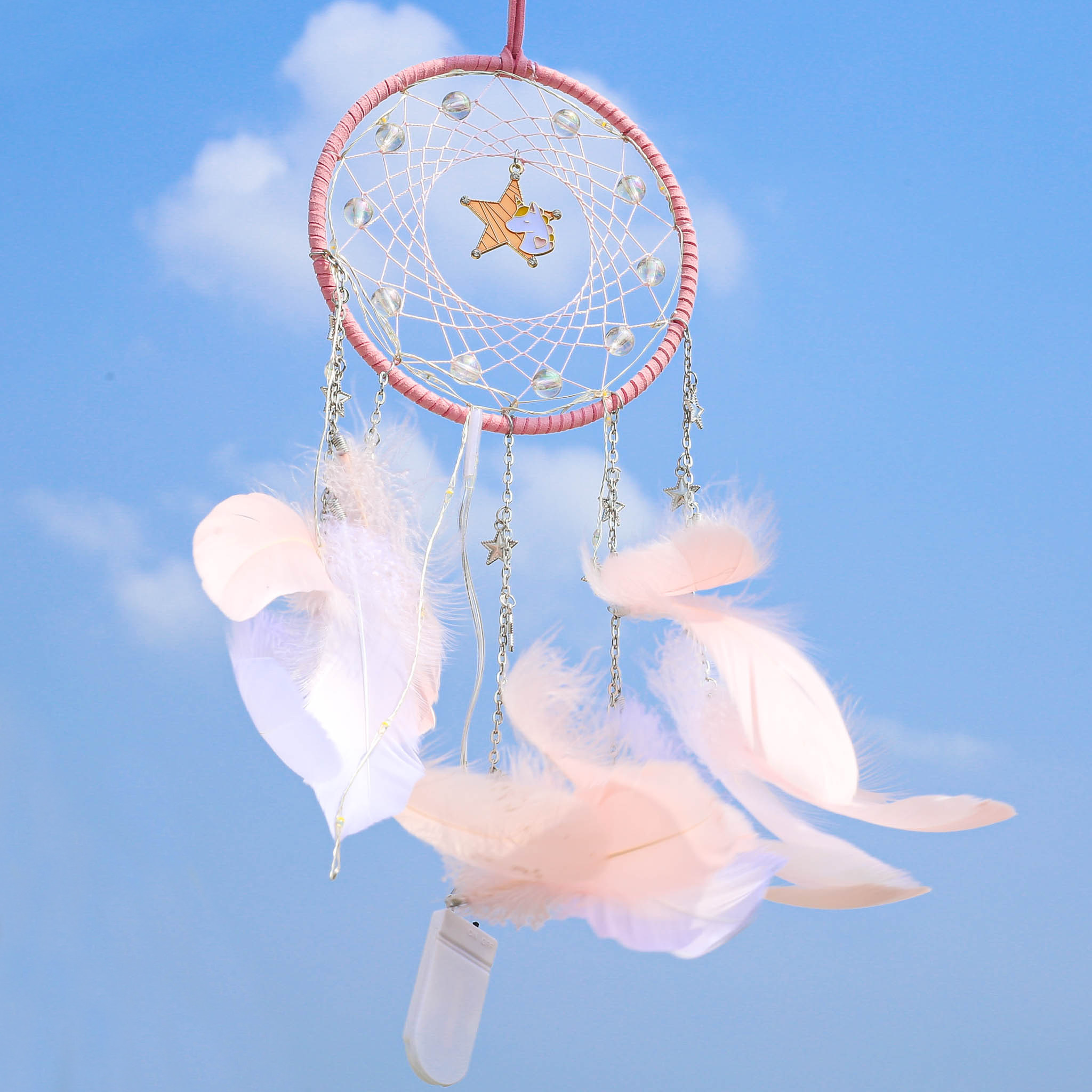 印第安日系少女心捕梦网室内挂饰风铃捕梦网学生送礼生日创意礼物