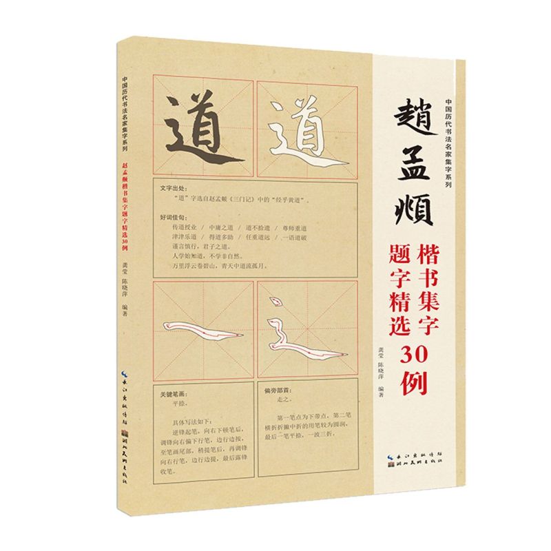 新华正版 赵孟頫楷书集字题字精选30例中国历代书法名家集字系列 龚莹陈晓萍范哲宁 艺术 书法篆刻 湖北美术  图书籍