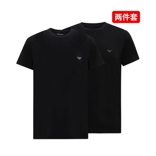 EMPORIO ARMANI/阿玛尼24年夏季新品男士修身圆领短袖T恤两件套