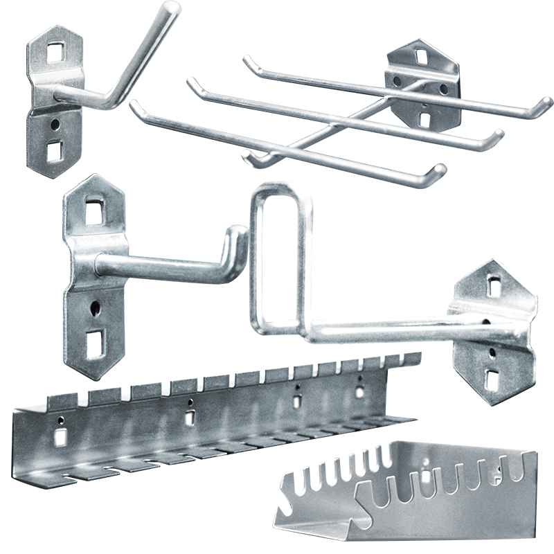 方孔洞洞板挂钩工具挂墙板配件五金置物架工具墙挂钉汽修家用装修