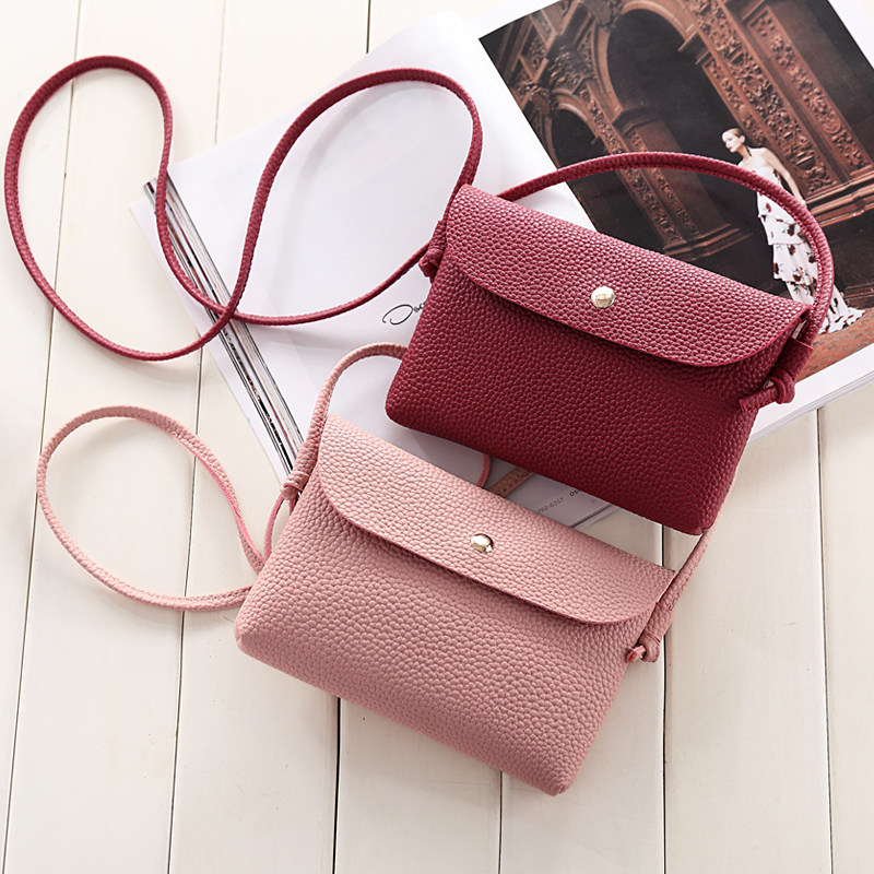 上新小包包女2018新款潮少女小挎包韩版单肩手机包百搭斜挎包女包