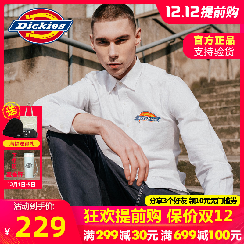 Dickies Oxford shirt Long sleeve Korean Edition young students Trend leisure time handsome jacket DK006069in the Men's clothing, Shirt category - from Buy2taobao.com to provide professional Taobao agent buy service