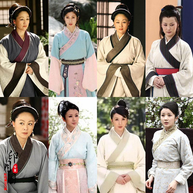 影视古装宋朝女古装同款剧组棉麻群演古装村妇村姑古装丫鬟仆人服