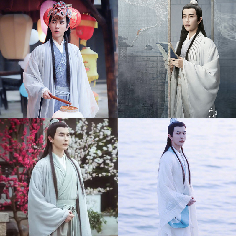 许仙古装服装_影视装许仙于朦胧同款古装男士汉服宋朝古装书生服武侠