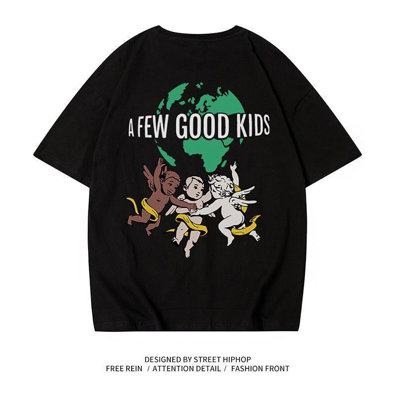 fff街头afgk天使afewgoodkids春夏官方纯棉短袖t恤男潮牌印花