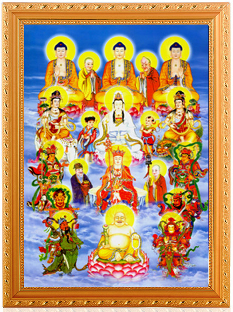 热销3d立体画 高清_开光 结缘 3d高清 全佛图 佛祖