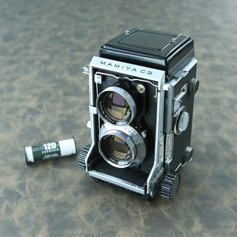 二手mamiya/玛米亚c3 系列胶片胶卷双反相机——二宝相机.
