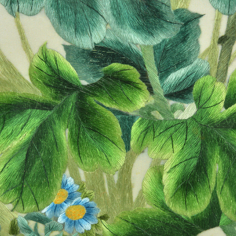 刺绣大师韩玉琴 汴绣 菊花图