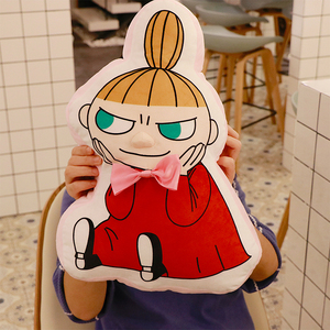 姆明moomin正版姆明亚美公仔抱枕美宝抱枕靠垫午睡多功能明星同款