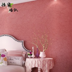 彩色蚕丝壁纸无纺布现代简约墙纸米素色卧室客厅纯色电视背景墙纸