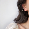 Simplicity Floret Ear clip Xian Qi Sen family bow spirit Pierced ears Net Red Tassels Ear bones Simplicity Floret Ear clip Xian Qi Sen family bow spirit Pierced ears Net Red Tassels Ear bones