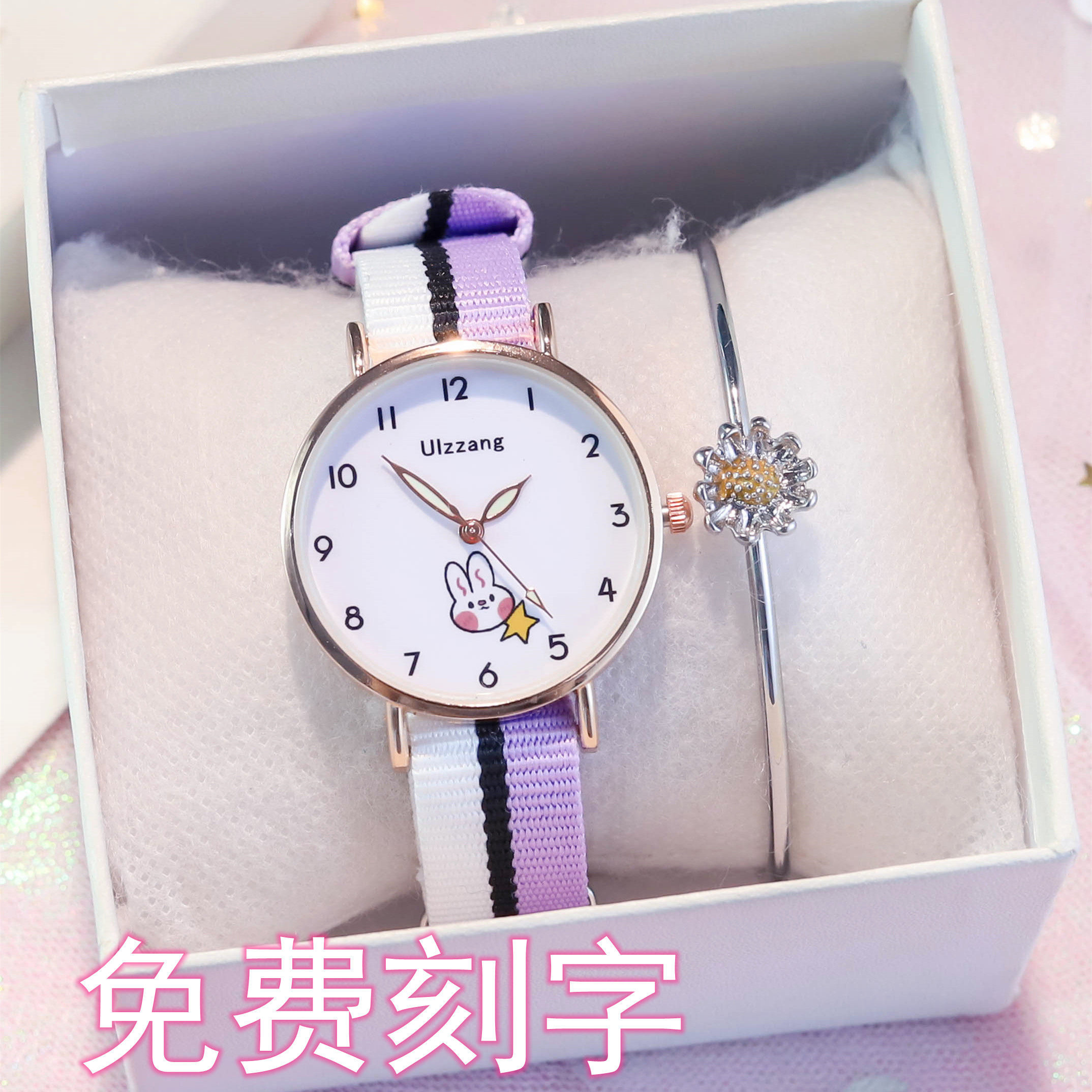 热销高中女生手表韩版学生潮女防水