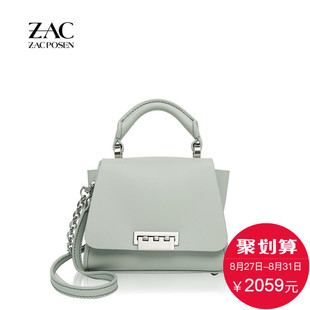 香奈兒handle防虛擬碼在哪 ZAC Zac Posen牛皮Eartha Iconic Soft Top Handle Mini單肩斜挎 香奈兒白