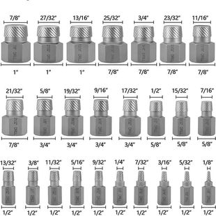 定制精品25件套内六角螺丝螺栓取出器花键破损滑丝滑牙断头螺拆除