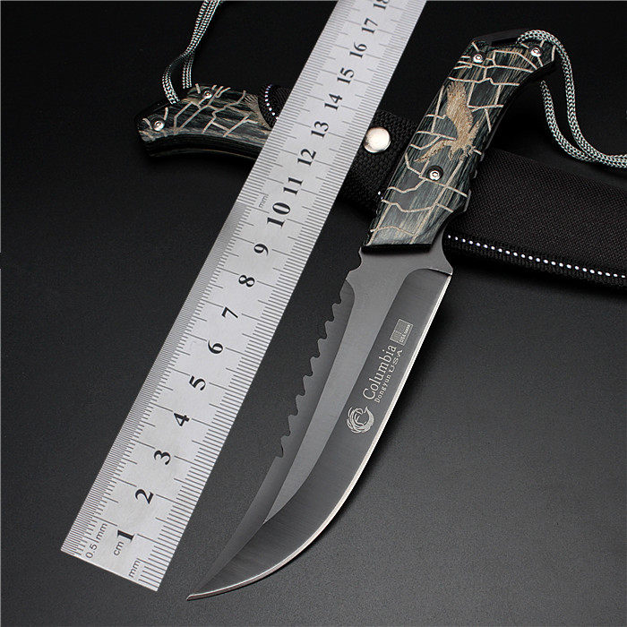 刀剑 开刃 短刀 户外_cs穿越火线cf龙泉美国英雄匕户外短刀个防身手