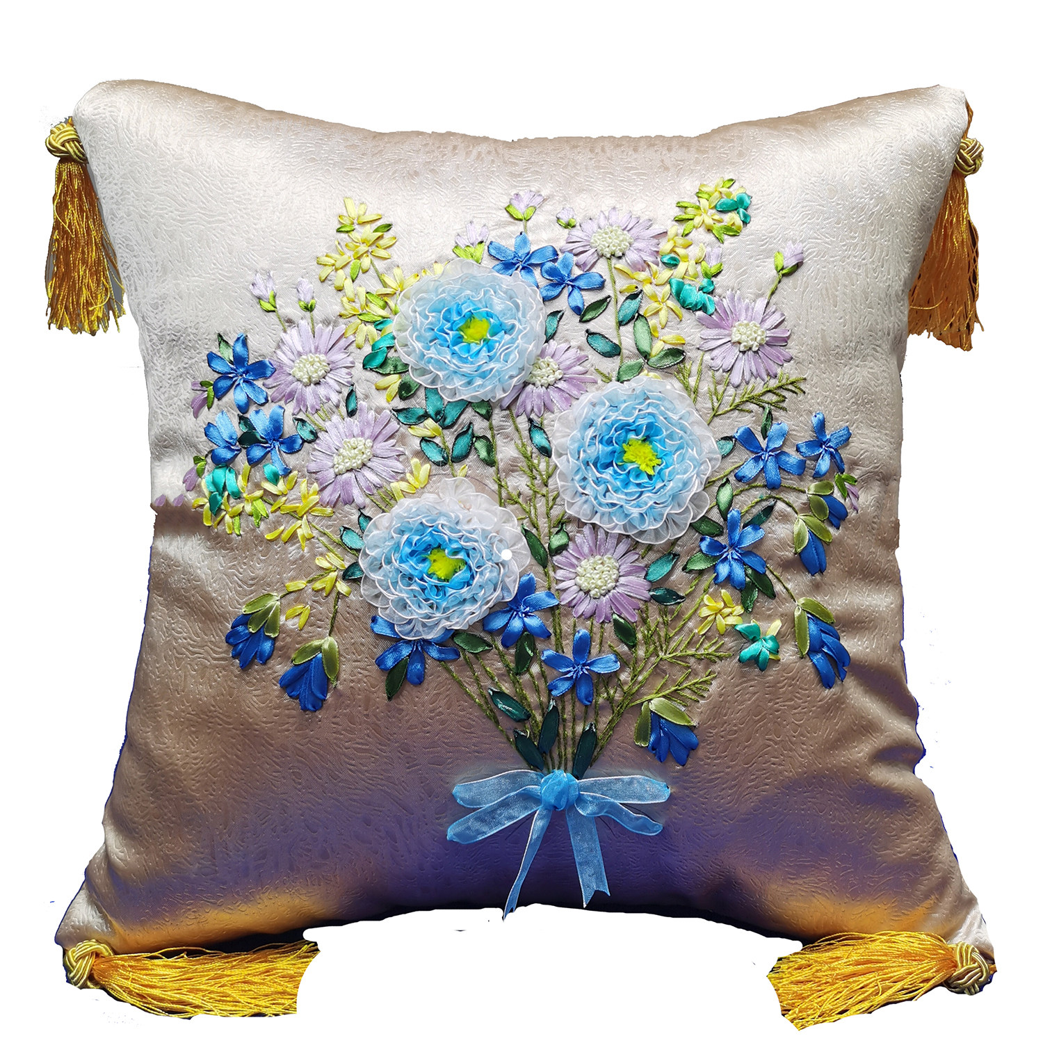 9淘宝新品优惠券3元丝带绣抱枕结婚喜庆红色新款一对立体十字绣情侣