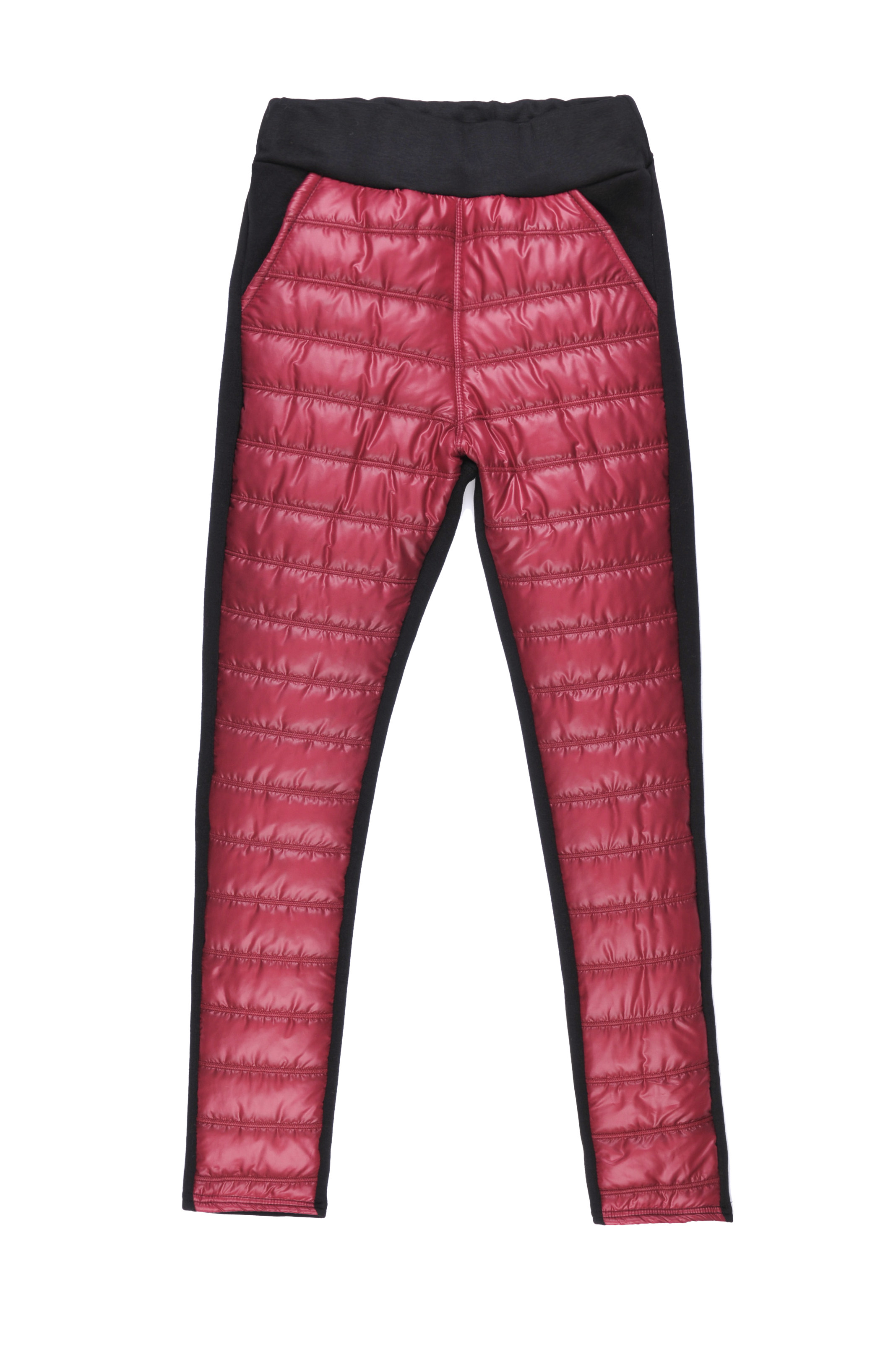 冬款羽绒棉裤女双面加厚保暖裤外穿高腰修身显瘦加绒裤大码妈妈裤