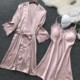 桑蚕丝真丝睡衣女夏季2025年新款性感吊带睡裙套装带胸垫家居服春