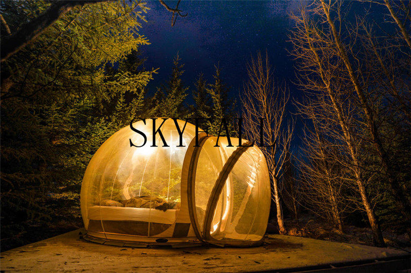 自动充气帐篷房气泡屋泡泡屋透明保暖房子户外野营防雨大型阳光房_不