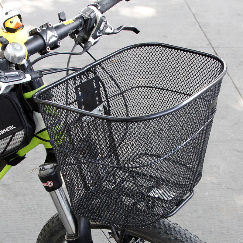 折叠车山地自行车城市车旅行车前车篮车筐车框车篓铁篮子铁筐框子
