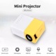 Mini LED Projector Portable Beamer Audio HDMI USB Video投影