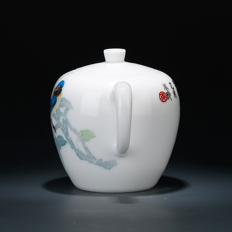 中国陶瓷艺术大师 醴泉窑艺创办人 黄小玲作品 鸟语花香