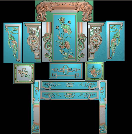 一折蝙蝠浮雕图_象头餐椅精雕图浮雕雕刻图灰度图蝙蝠桃子 莲花仙鹤